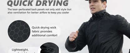 GADIEMKENSD Stretch Running Hat with Soft Brim, Quick Dry Baseball Cap Casual Breathable Adjustable Sun Protection Hats