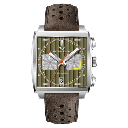 Specht&Sohne Men's Watch Luxury Brand Waterproof Stainless Steel Leather Japan VK Multifunctional Quartz Watch
