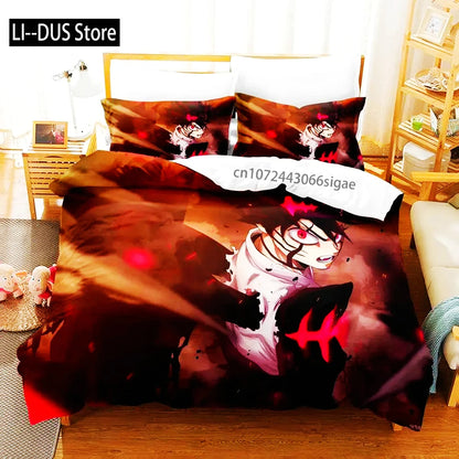 Black Clover Bedding Set Single Double Full Queen King Size Anime Duvet Cover Set For Adults Boys 2024 Quilt Cover Pillowcase
