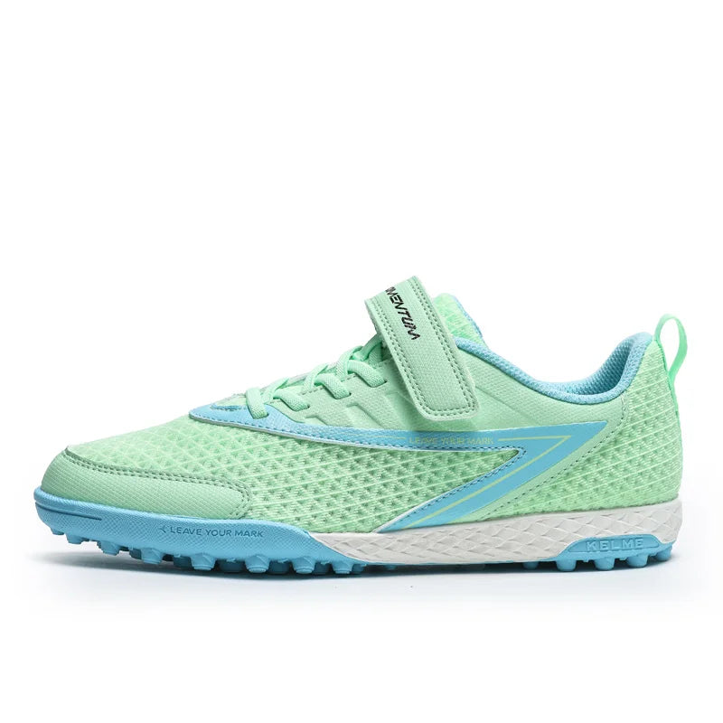 Chaussures de football pour enfants Kelme Tf Nail pour élèves du primaire – Chaussures de football à cinq sur gazon artificiel