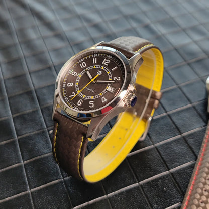 BERNY Automatic Mechanical Watches for Men 38mm Super Luminous PT5000 ST2130 High Precision Luxury Sapphire Wristwatch Easy Read