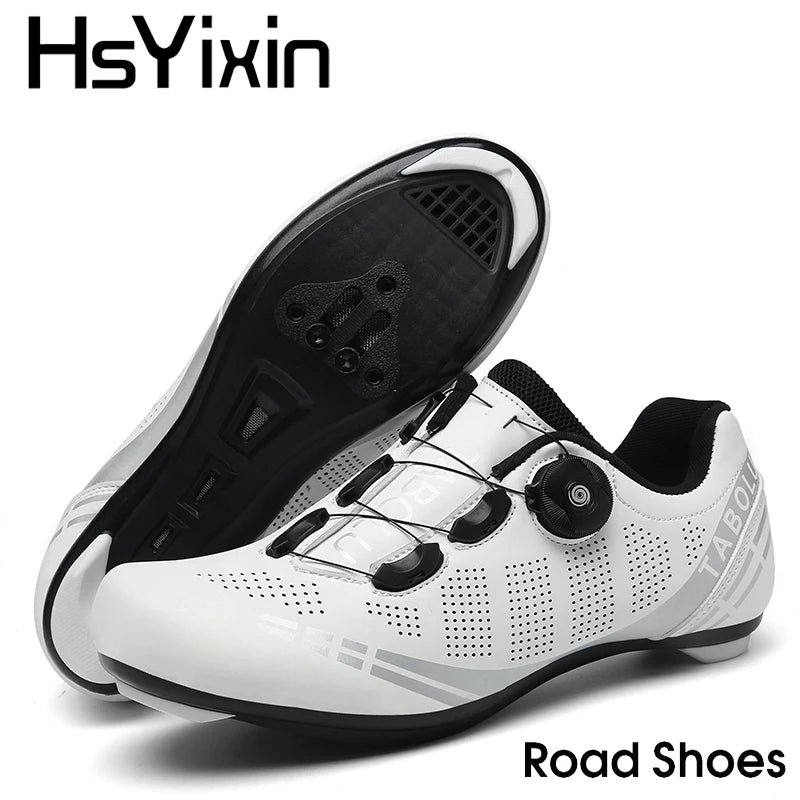 Atmungsaktive MTB-Fahrradschuhe für Damen und Herren – Offroad-Mountainbike-Fahrradschuhe mit selbstsichernden Speed-Mountainbike-Pedalschuhen
