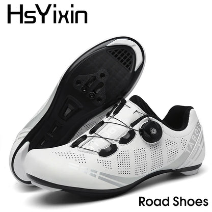 Atmungsaktive MTB-Fahrradschuhe für Damen und Herren – Offroad-Mountainbike-Fahrradschuhe mit selbstsichernden Speed-Mountainbike-Pedalschuhen