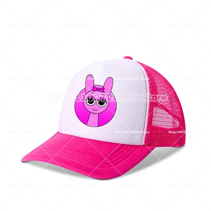 Sprunkis Baseball Cap Simple Fashion Sport Casual Headwear Popular Game Anime Figure Hats Summer Sunscreen Sun Hat Birthday Gift