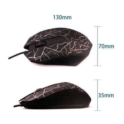 USB Wired Mouse Mouse Gamer LED Computer Gaming Mouse Colorful Professional Ultra-precise Game For Dota 2 For LOL Gamer 2400 DPI