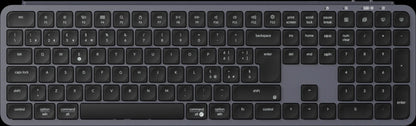 Keychron B6 Pro ISO-Layout ultraflache kabellose Tastatur in voller Größe, tragbar und leicht, mit 2.4GHz- & Bluetooth-Verbindungen