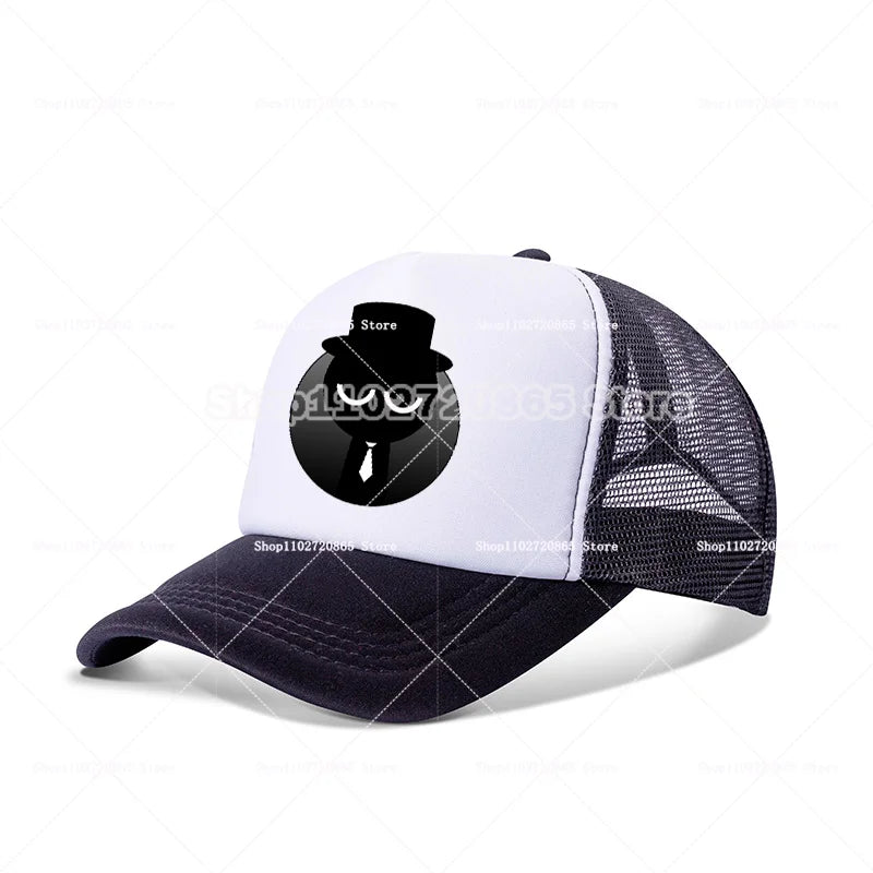 Sprunkis Baseball Cap Simple Fashion Sport Casual Headwear Popular Game Anime Figure Hats Summer Sunscreen Sun Hat Birthday Gift