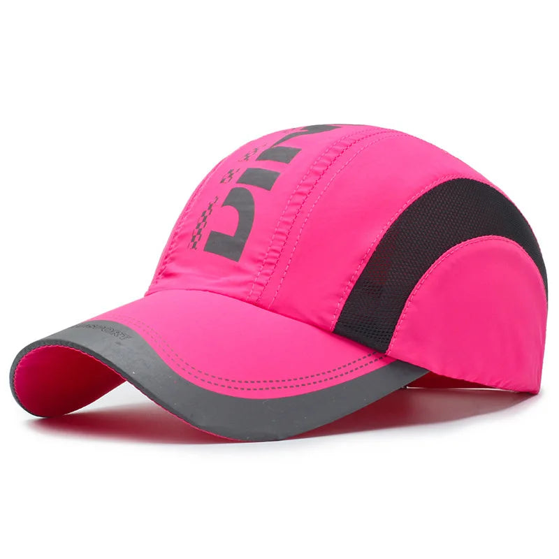 Casquette à visière légère, à séchage rapide et élégante, casquette de baseball unisexe respirante et protectrice contre le soleil, idéale pour les sports de plein air