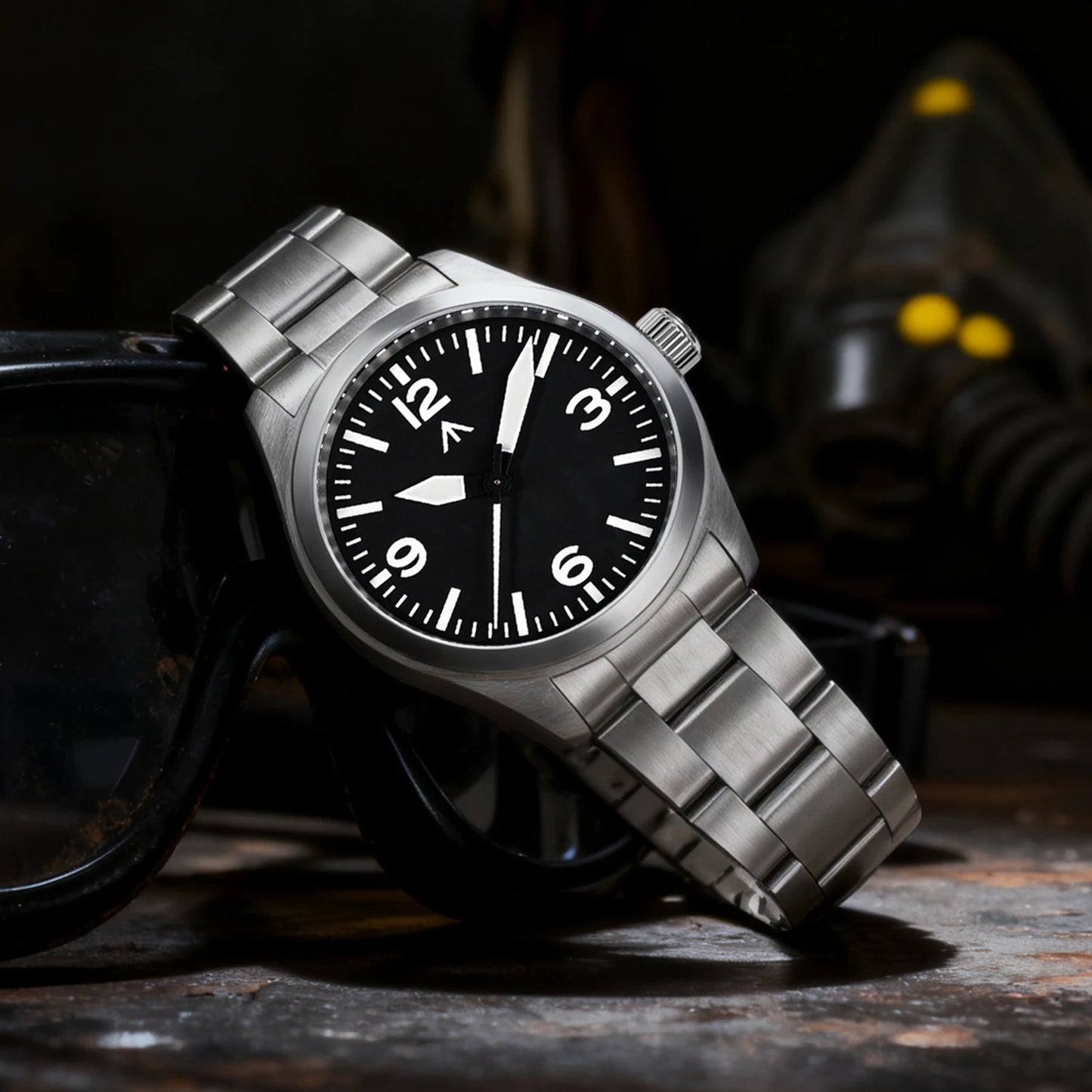 Militado ML08 Quartz Watch Ronda 515/VH31 Movement Domed Sapphire Wristwatch BGW9 Luminous 10Bar Waterproof 38mm Vintage Watches