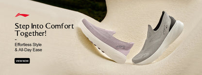 Scarpe casual da passeggio slip-on da uomo Li-Ning SOFT GO 2 KNIT, ammortizzate, comode e stabili, sneakers sportive quotidiane in mesh per jogging LiNing AGLV017