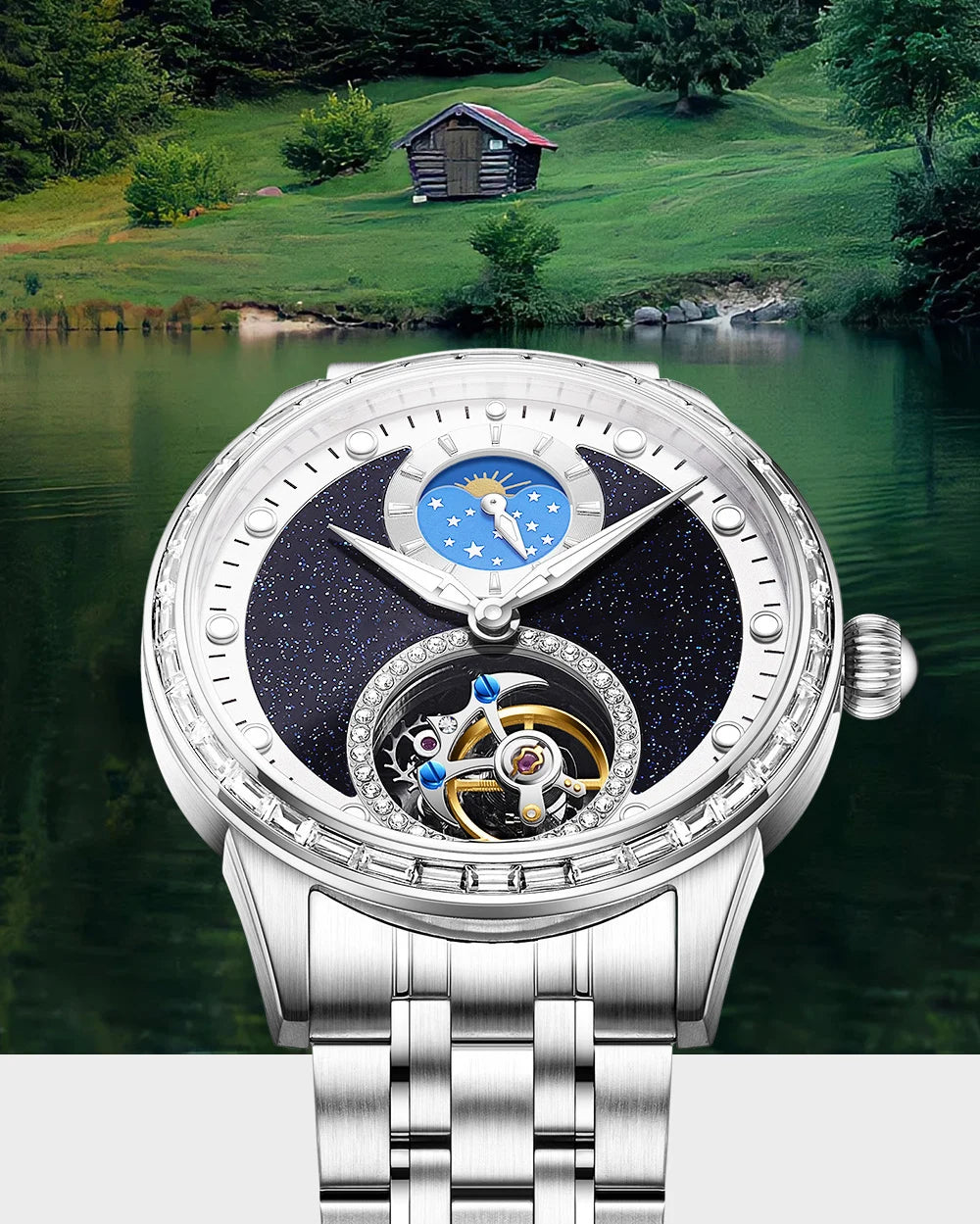 Tourbillon Master Men's Watch 2025 Limited Edition Luxury Business Watch Father Gift Automatic Movement