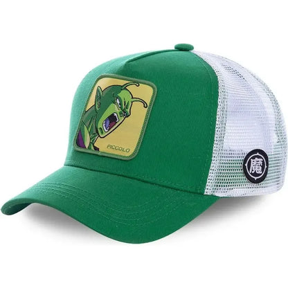 ALL Styles Dragon Ball Baseball Cap Snapback Peaked Cap Men's Embroidery Hip-Hop Cap Style Sun Visor Adjustable Trucker Mesh Cap