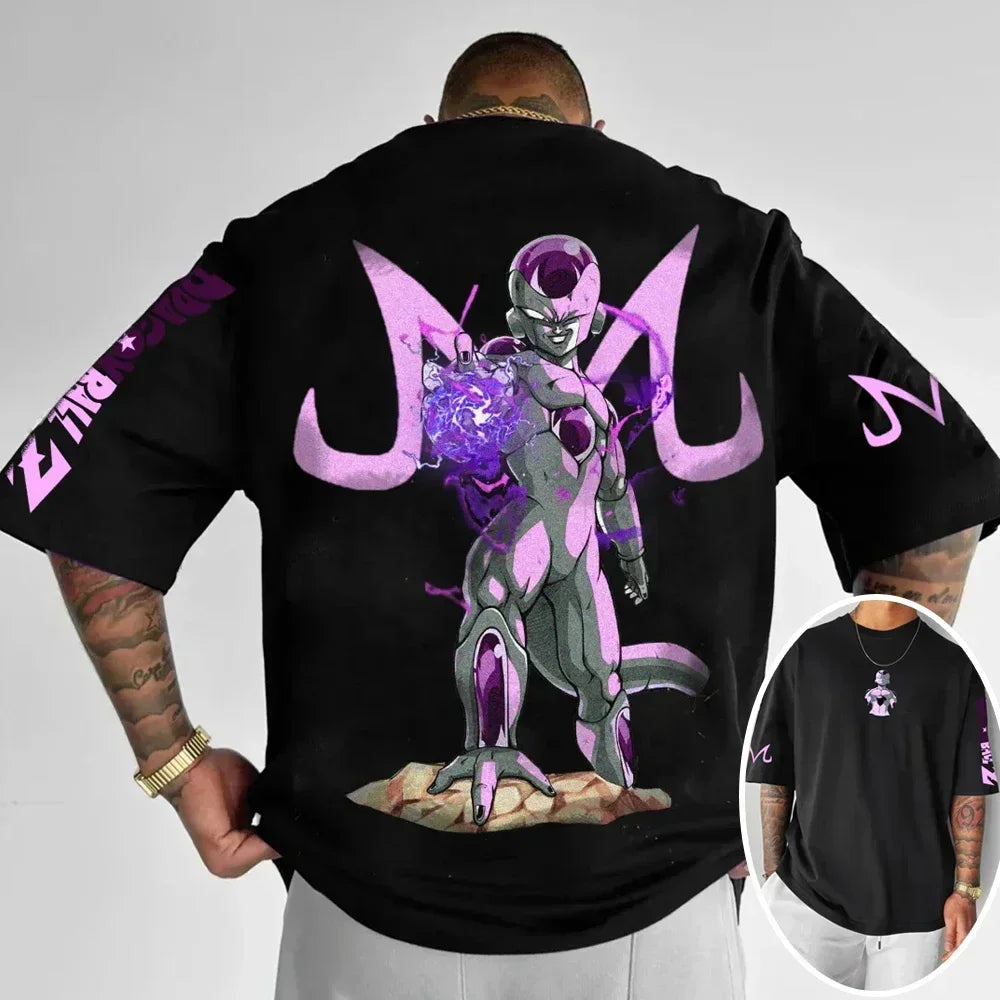 Dragon Ball Japanese Anime Printed Men's T-Shirt Majin Buu Boys Children Harajuku Short Sleeve Kids Goku T-shirt Summer Clothing