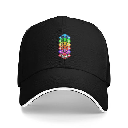Geometry Cube Gaming Dash Casquette de baseball Hip Hop Sandwich Hats Unisexe Casquette « Dad Hat » ajustable Sport