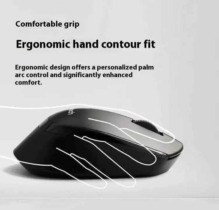 Rato de escritório profissional Logitech M330, compacto, silencioso, fácil de transportar, confortável ao toque e especialmente concebido1