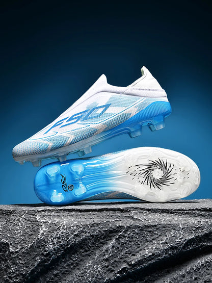 Chaussures de football pour homme New Society Grass Tenis - Chaussures de sport d'extérieur ultralégères et respirantes pour adulte - Chaussures de football pour homme - Baskets de football