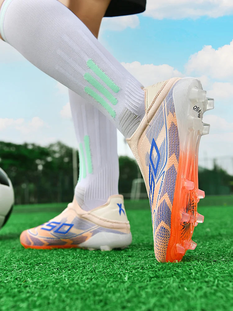 Chaussures de football pour homme New Society Grass Tenis - Chaussures de sport d'extérieur ultralégères et respirantes pour adulte - Chaussures de football pour homme - Baskets de football