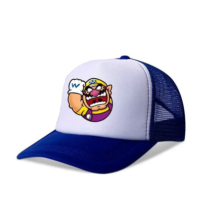 Czapki z daszkiem Mario w stylu casualowym, baseballowe, uniwersalne, z poliestru, dla dzieci, z motywem kierowców ciężarówek, dla dorosłych, z regulacją, akcesoria związane z anime