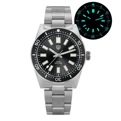 Watchdives WD1965 Luxury Men's Watch VH31 Sweep Second Quartz Movement 38mm Watch Night Light 20Bar Waterproof Watches
