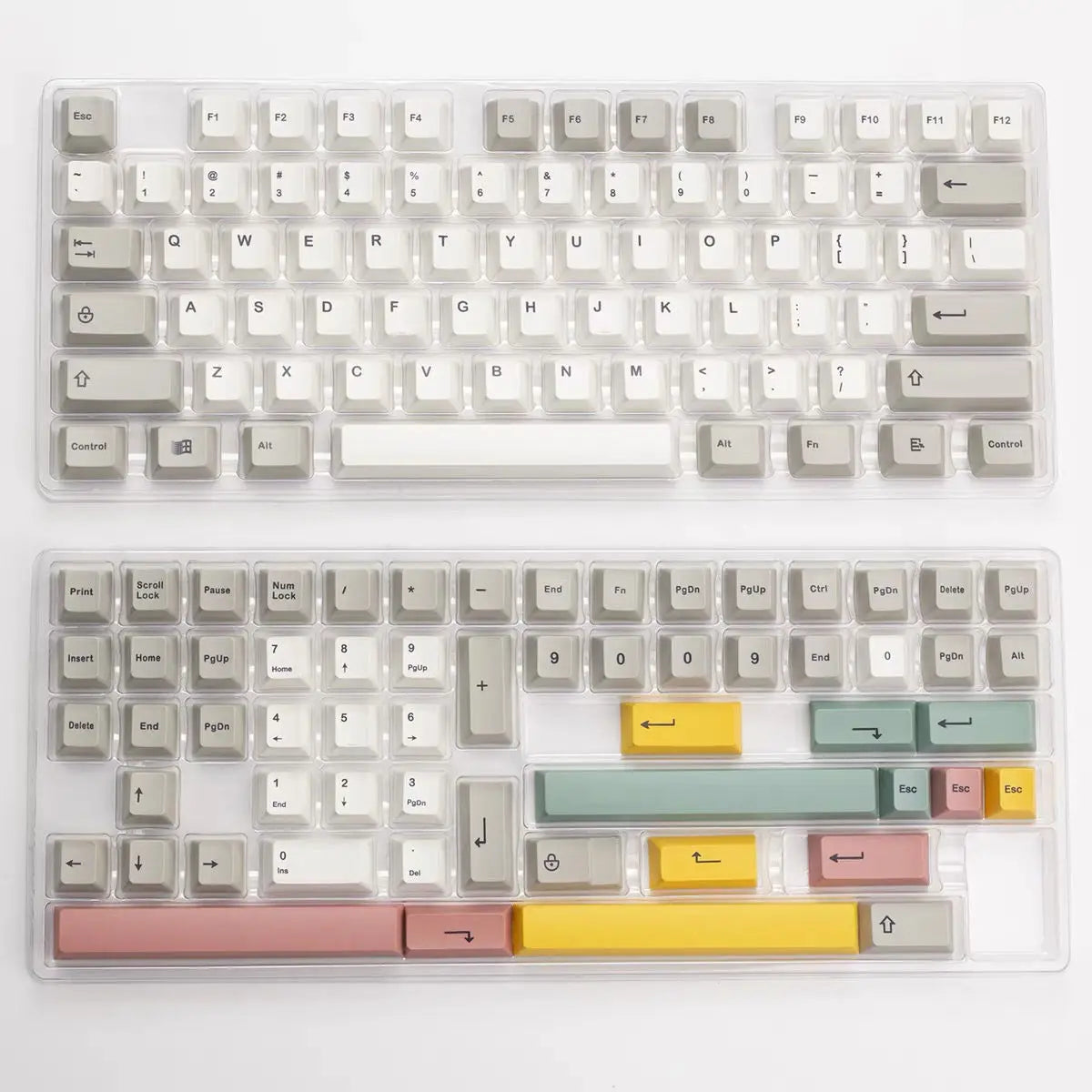 134 tasti 9009 retro per tastiera meccanica gaming con switch MX, profilo Cherry, keycap PBT personalizzati a sublimazione termica