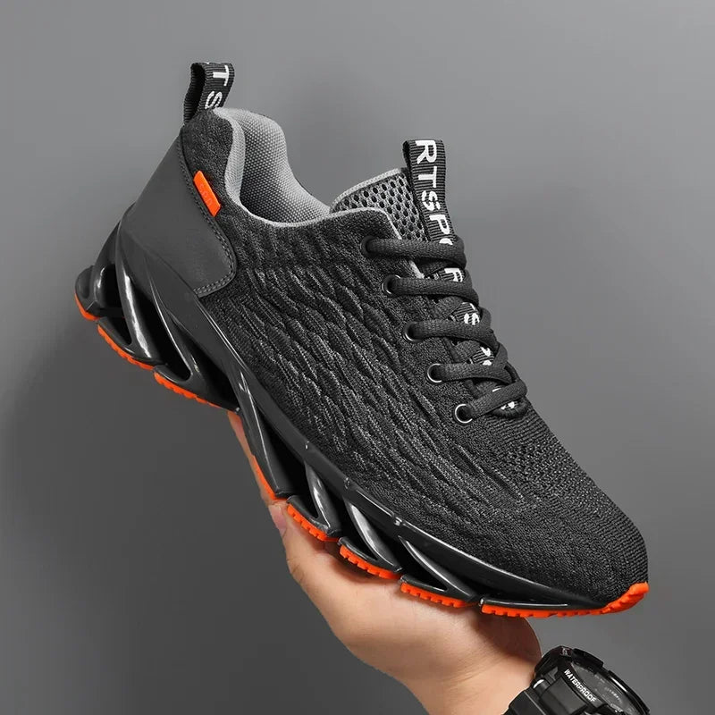 Chaussures de course pour homme à la mode, baskets de marche confortables pour homme, chaussures décontractées respirantes, chaussures de sport antidérapantes, baskets pour homme