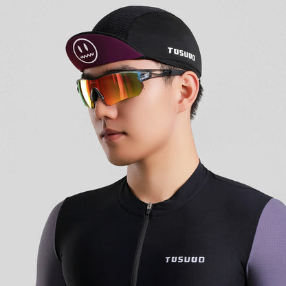 TOSUOD Fahrradmütze – atmungsaktiv, Sonnenschutz, schnell trocknend, hoch elastisch, individueller Stil, Unisex, Outdoor-Sport-Accessoires