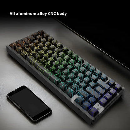 IROK MG75 PRO Mechanical Keyboard Magnetic Switch Aluminum RGB Hot Swap RT0.005 Quick Dismantling Structure Customized Pc Gifts