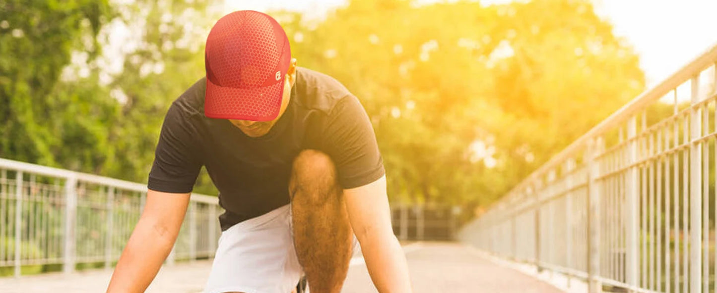 GADIEMKENSD Stretch Running Hat with Soft Brim, Quick Dry Baseball Cap Casual Breathable Adjustable Sun Protection Hats