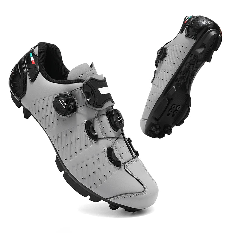 Highway bike cycling shoes, breathable and wear-resistant mountain bike cycling shoes, professional bike lock shoes Men or Women