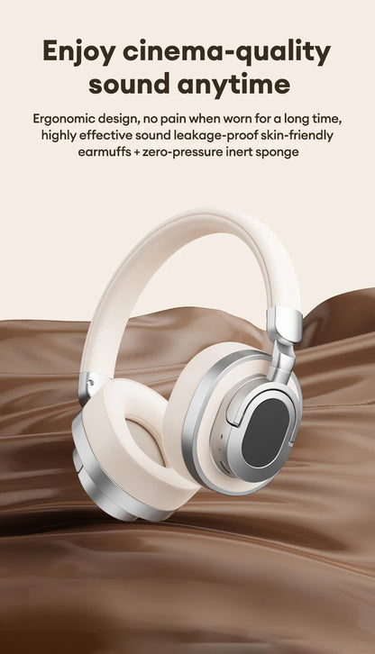 Lenovo LE602 Bluetooth 6.0 Over-Ear Headphones – HiFi Stereo ANC Wireless & Wired Gaming Headset with ENC HD Mic