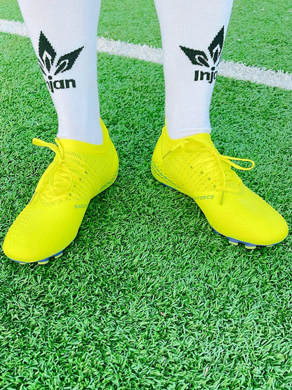 Chaussures de football pour homme, chaussures de foot tendance pour jeunes, chaussures d'entraînement en tricot, respirantes, Society Campo, antidérapantes, chaussures de sport