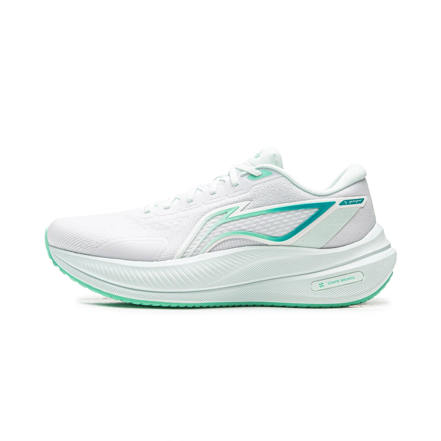 Li-Ning men's YUEYING 5 optimized cushion running shoes with wide toe box, TEMPO BOUNSE reflective Li-Ning sneakers, models ARHV015 and ARHW003