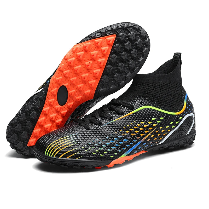 Chaussures de football pour homme - Chaussures de futsal de haute qualité - Crampons unisexes - Chaussures ultralégères pour femme - Chaussures de sport professionnelles TF/FG