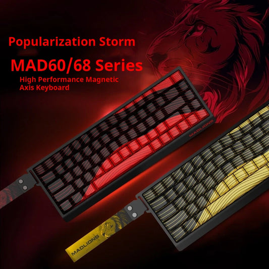 Madcatz Mad60 Mad68 HE 8k Tastiera meccanica con switch magnetici cablata 60% 68% Tastiere gaming Rapid Trigger Tastiere personalizzate