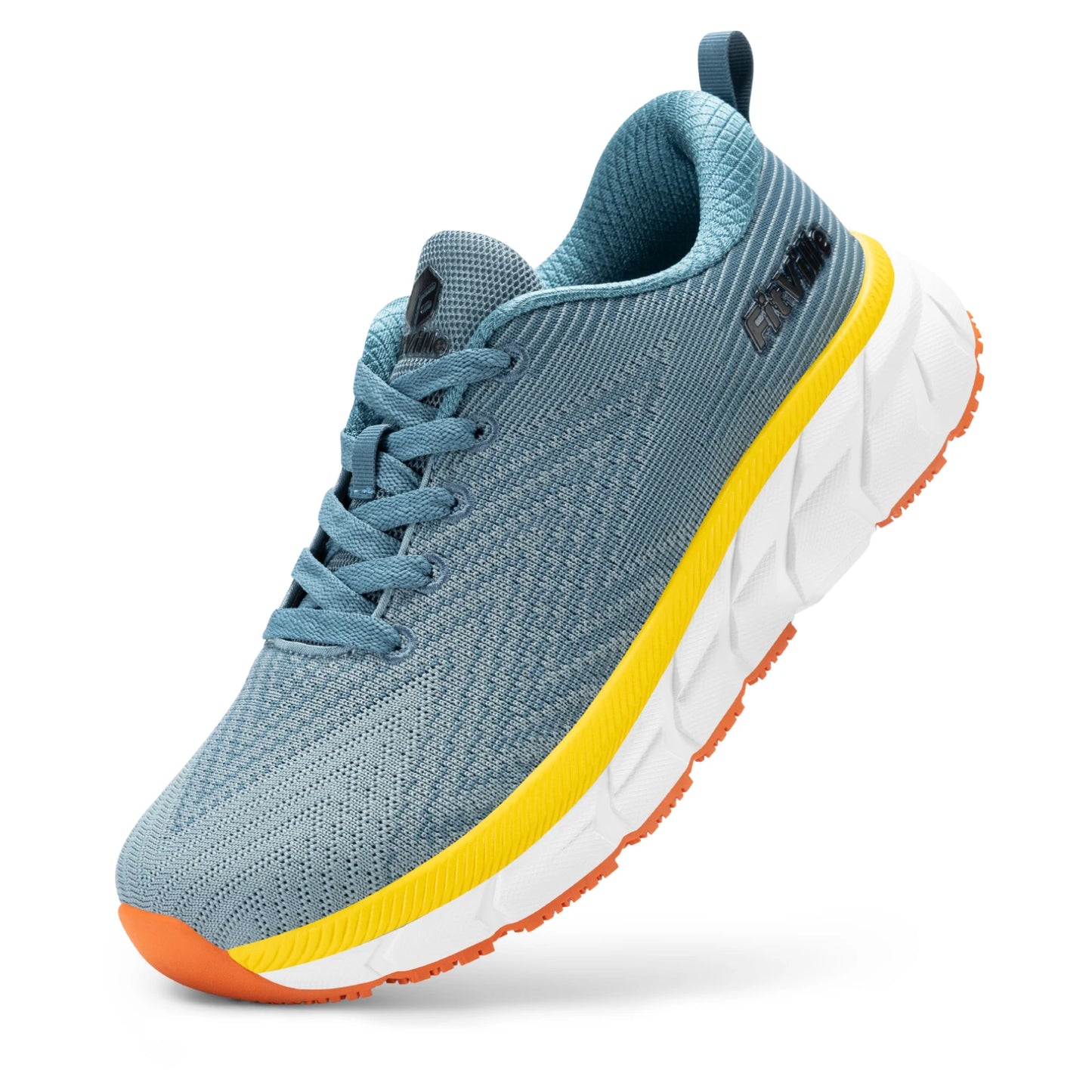 FitVille Men's Shoes Wide Toe Box Cushioned Extra Wide Width Non-Slip Running Shoe Comfortable Lightweight Sneakers For Wide Feet
