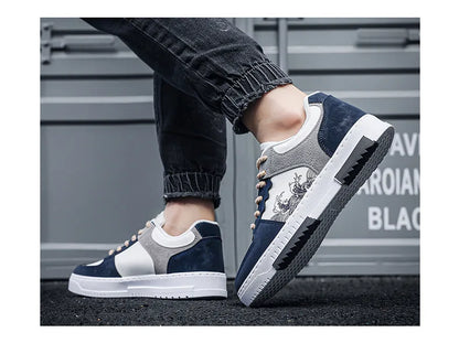 Nieuwe heren casual schoenen voor de herfst, ademende platte schoenen voor buiten, modieuze veterschoenen, comfortabele trendy sportschoenen voor heren, Zapatillas