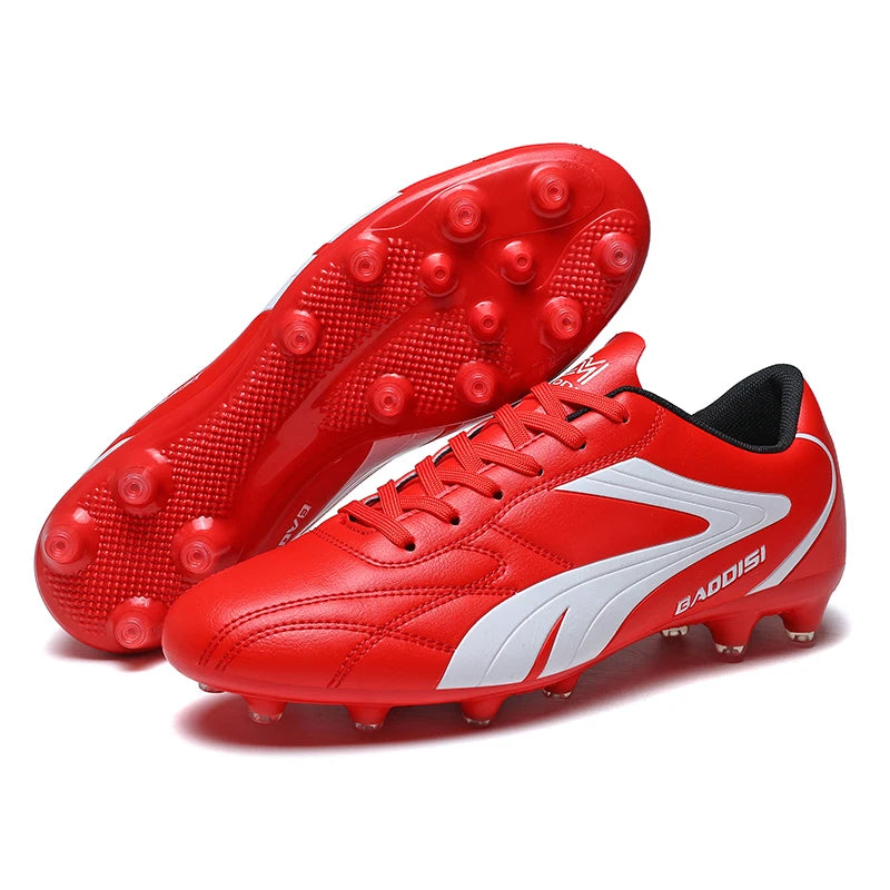 Chaussures de football professionnelles pour hommes – Baskets de football pour adultes – Futsal en salle – Ultralégères – Antidérapantes – Résistantes à l’usure – Bottes de sport
