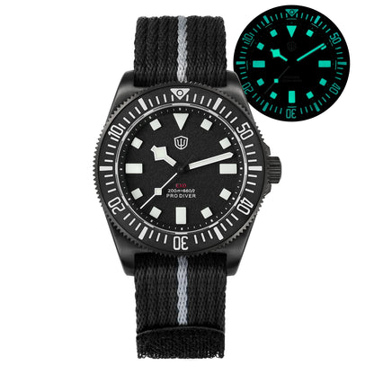 Watchdives EXD V2 40mm Titanium Watch Exchangeable X Design VH31 Sweep Second Movement Quartz Watches Luminous Waterproof 200M
