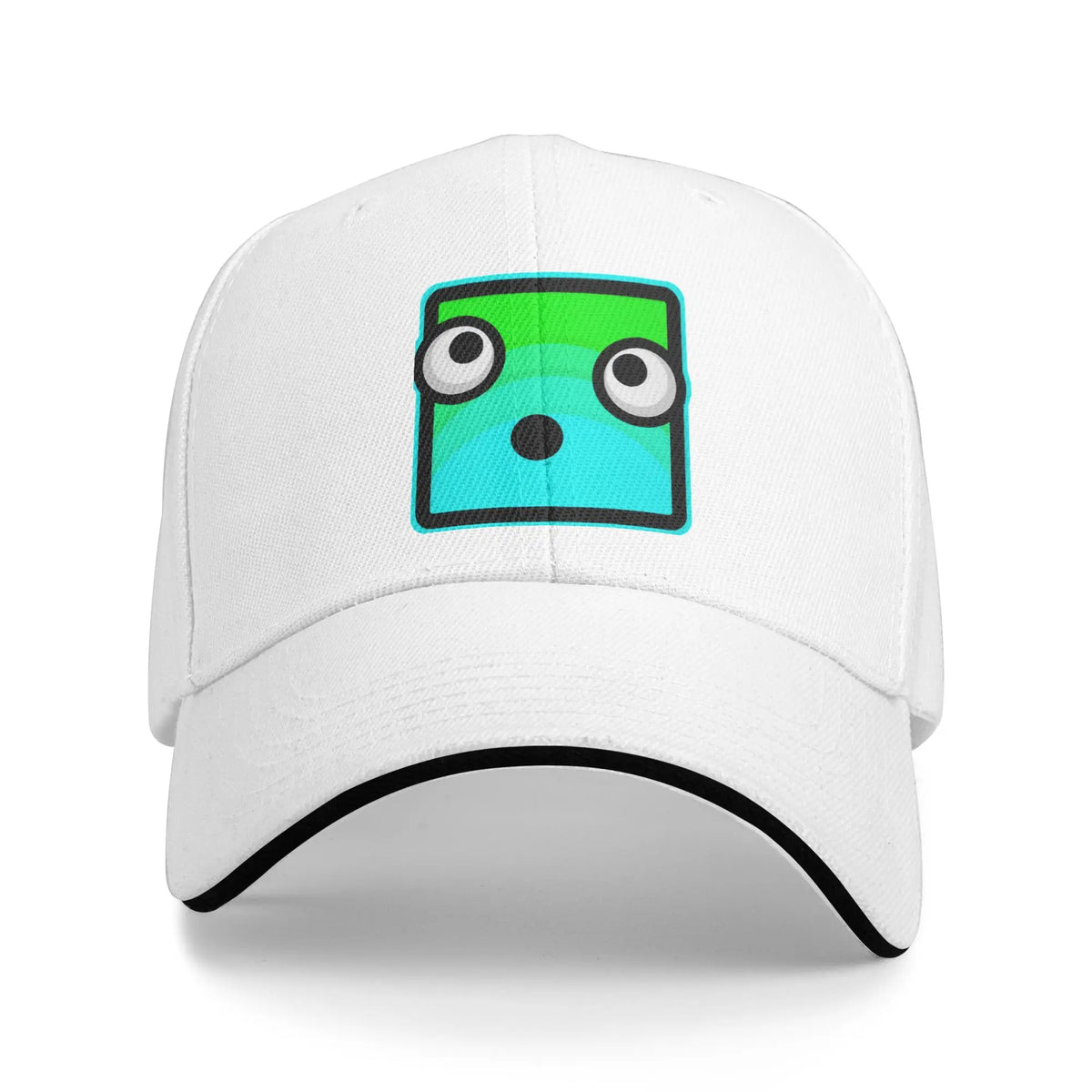 Czapka z daszkiem „Geometry Game Dash Baseball” – czapka codzienna, bez ograniczeń, czapka typu „sandwich” dla mężczyzn i kobiet, oddychająca, do różnych aktywności