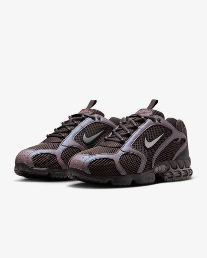 Nike Air Zoom Spiridon Cage 2 unisex žemi laisvalaikio bateliai, sportiniai, atsparūs dėvėjimuisi, pilki ir raudoni, Lifestyle avalynė CJ1288-600