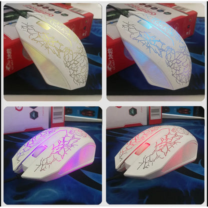 USB Wired Mouse Mouse Gamer LED Computer Gaming Mouse Colorful Professional Ultra-precise Game For Dota 2 For LOL Gamer 2400 DPI