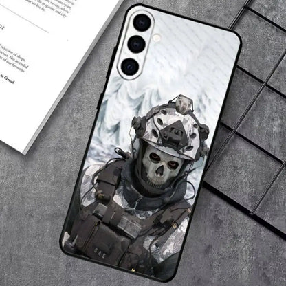 COD Call Of Duty G-Ghost Phone Case For Samsung Galaxy A73,A72,A71,A70,A53,A52,A51,Soft Silicone Black Cover
