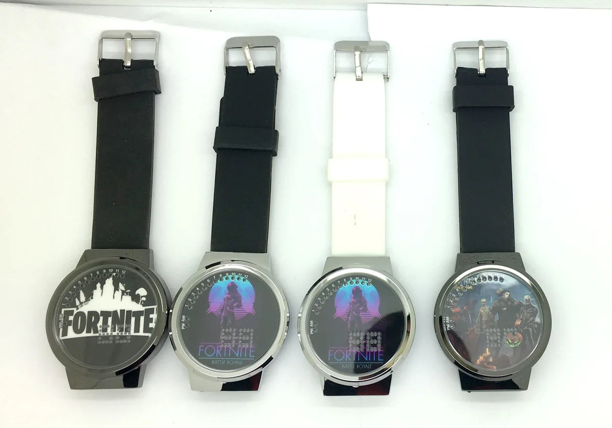 Fortnite Watch Cute Fashion Cartoon Personalized Kawaii Touch Night Light LED Student Electronic Watch Gift for Friends