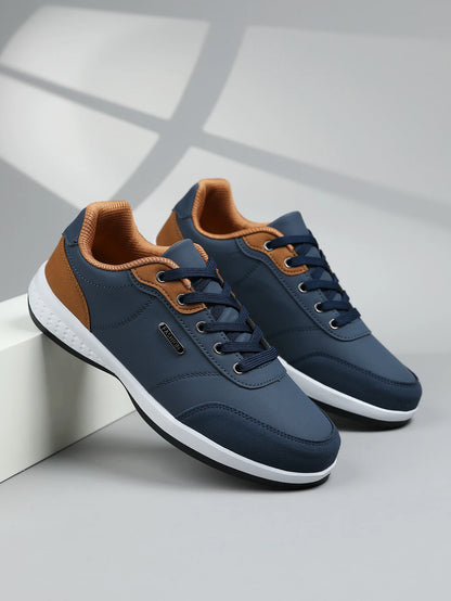 Chaussures de marche imperméables pour homme « Four Seasons » - Chaussures de sport décontractées en cuir pour homme - Chaussures de camping antidérapantes - Chaussures de tennis pour homme