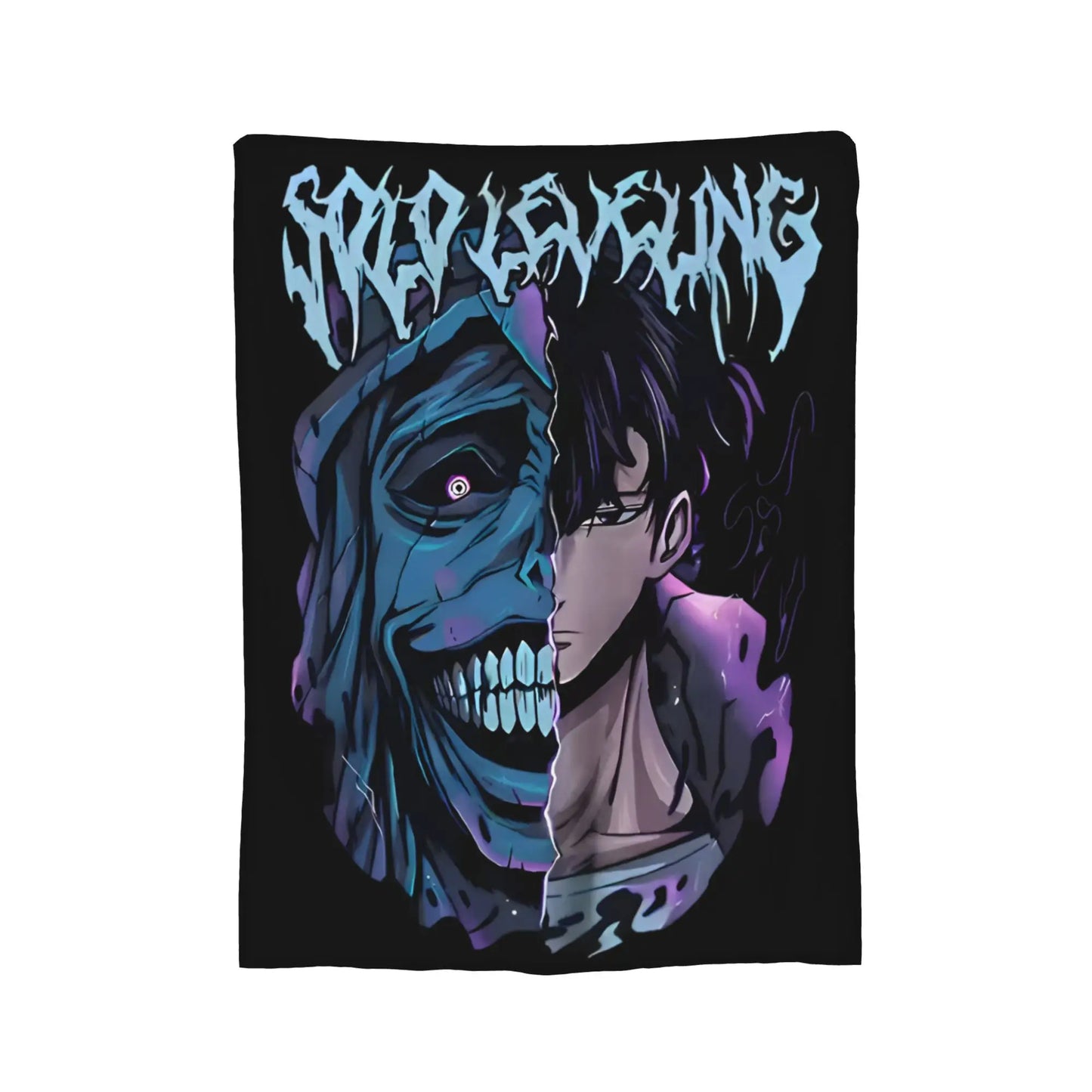 Solos Levelings Vintage Anime Plush Blankets  Awesome Throw Blanket for Home 125*100cm Bedspread,