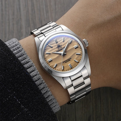 ADDIESDIVE HOT AD2030 36mm Men's Watch No Logo Sports Bubble Mirror Pot Cover Glass 10Bar Quartz Wristwatches