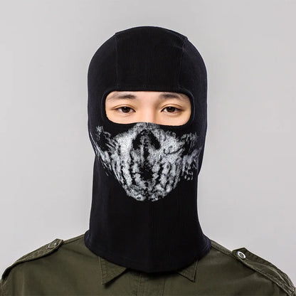 Night light cycling mask; Call of Duty Skull Mask; CS Headset; Deadpool Merchandise Warm Mask; Halloween Fun