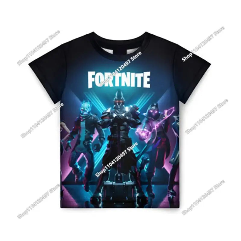 Fortnite T Shirt for Kids Banana Peely T-shirt Men's Women's Tshirt Battle Royale Game T Shirt Harajuku Summer Tops