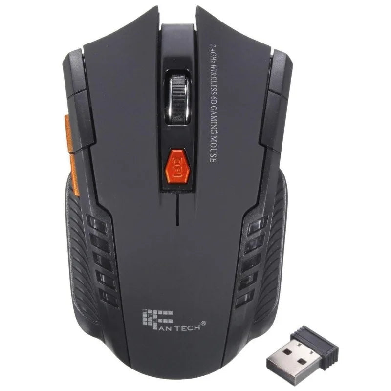 Mini Portable Mouse 2.4GHz Wireless Optical Game Mouse for PC Laptop Computer USB Receiver