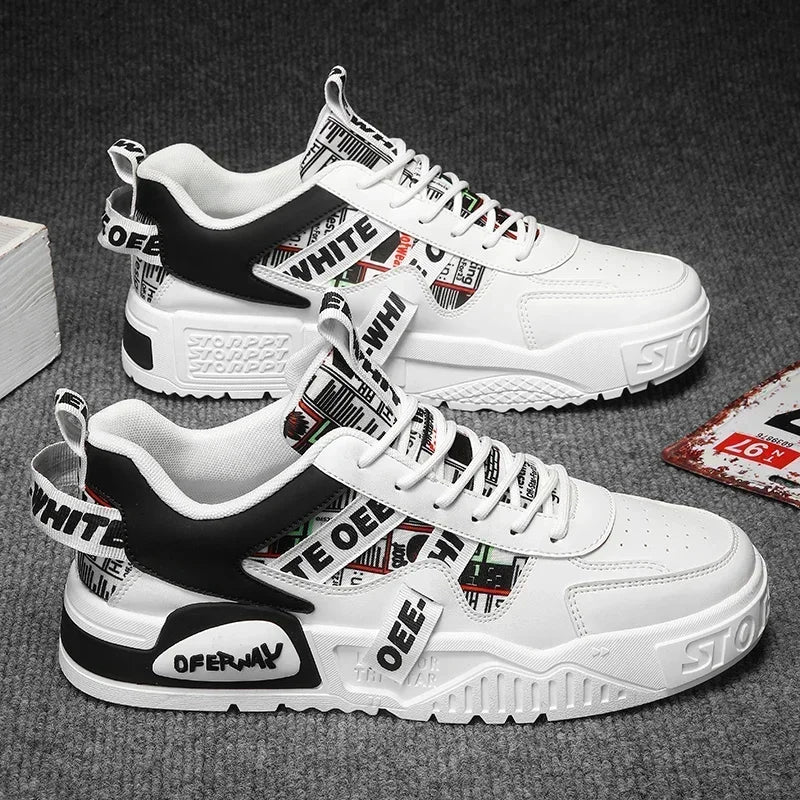 Chaussures de skateboard pour homme, baskets d'été, cuir, décontractées, mode, plein air, course à pied, sport, randonnée, tennis, semelles compensées, de créateurs, de luxe
